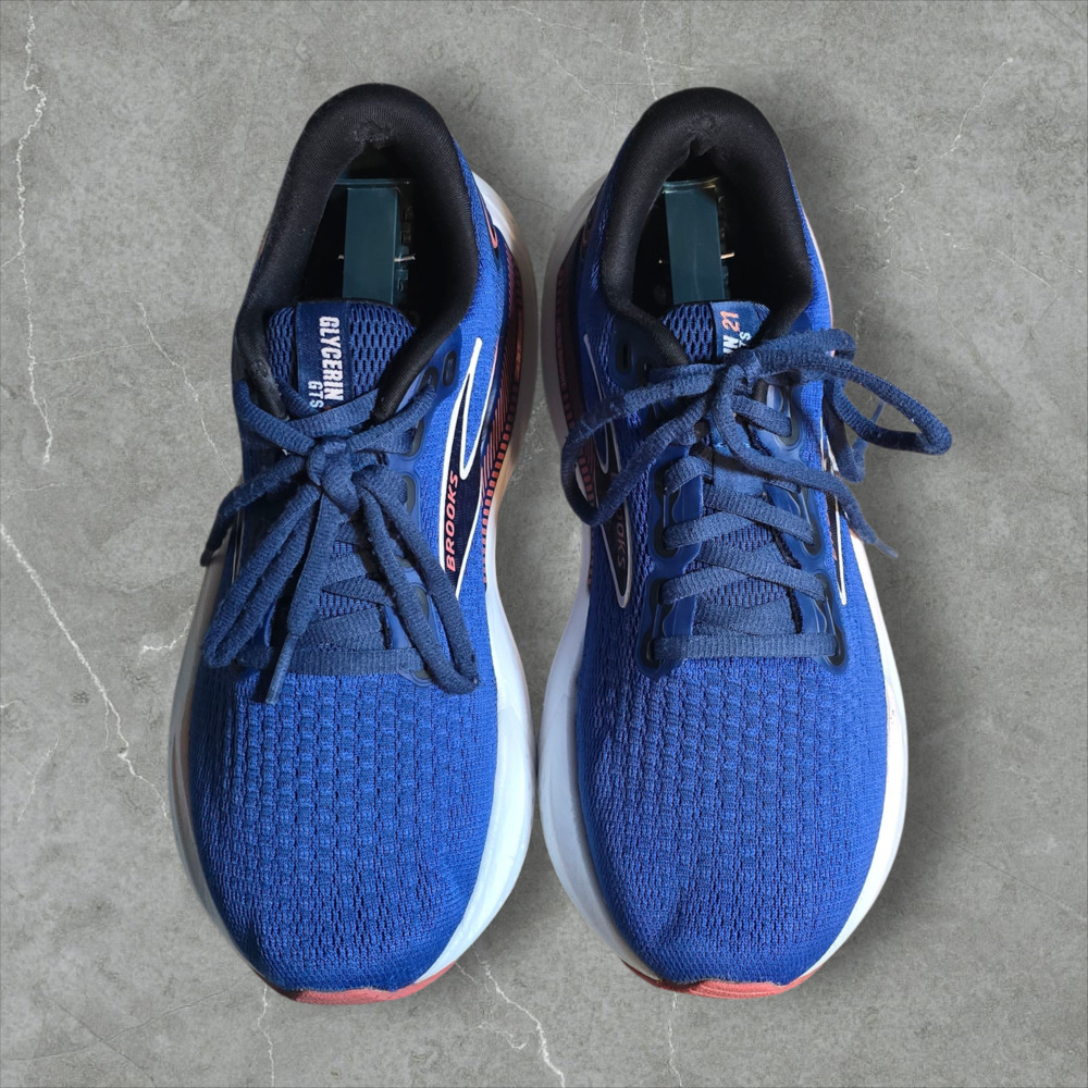 Brooks Women's Glycerin GTS 21  Running Shoes Blue, Size 8